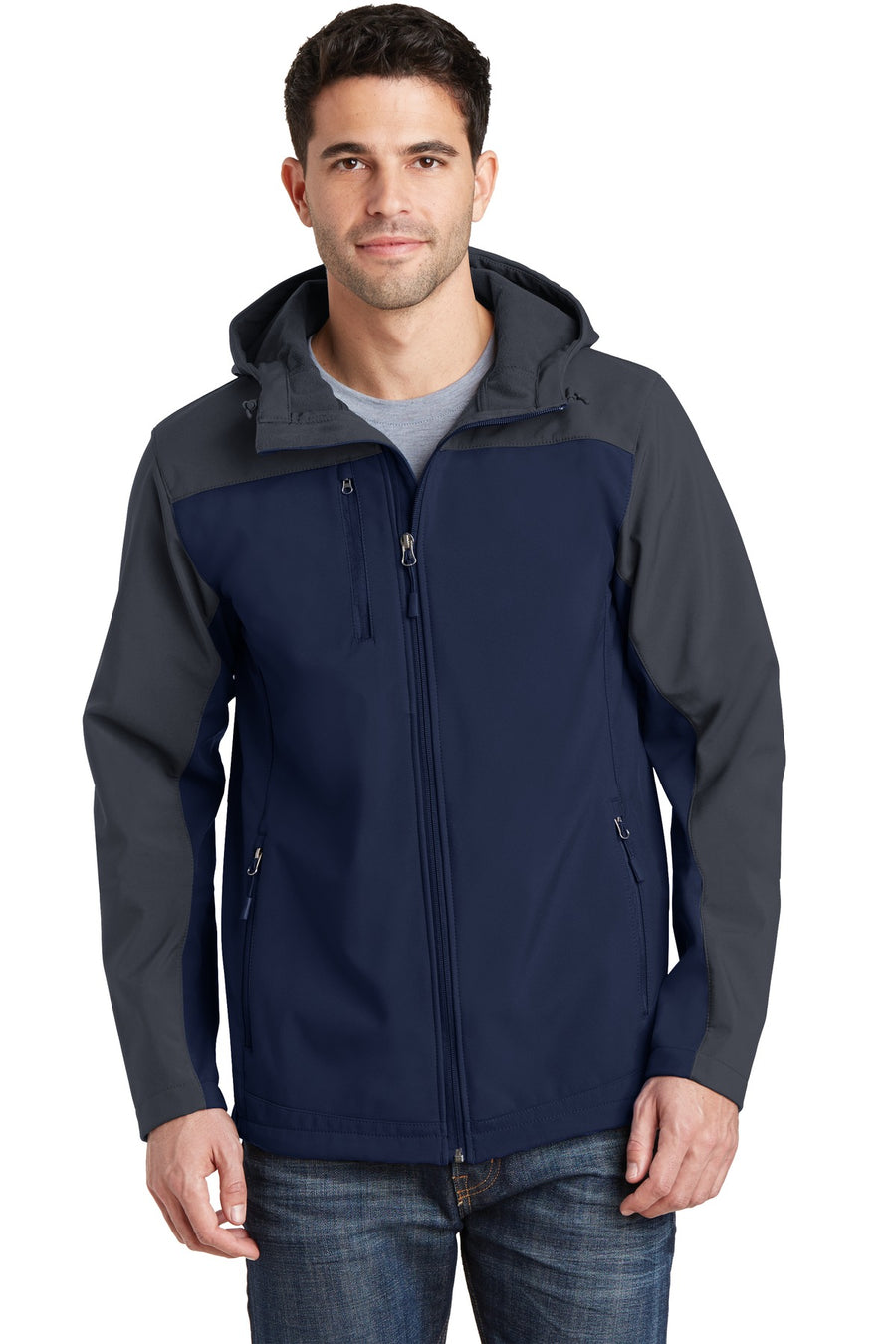 Port Authority Hooded Core Soft Shell Jacket.