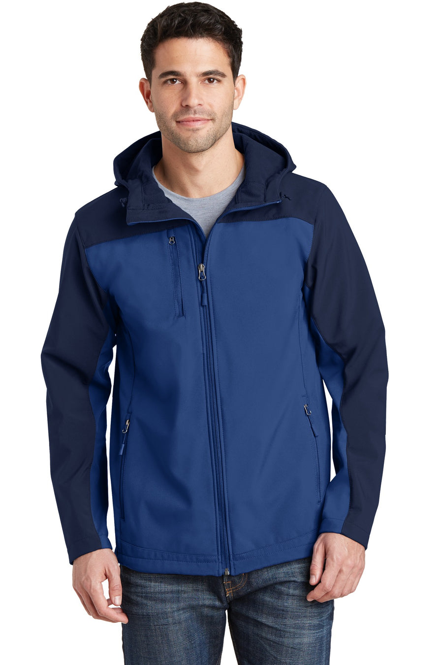 Port Authority Hooded Core Soft Shell Jacket.