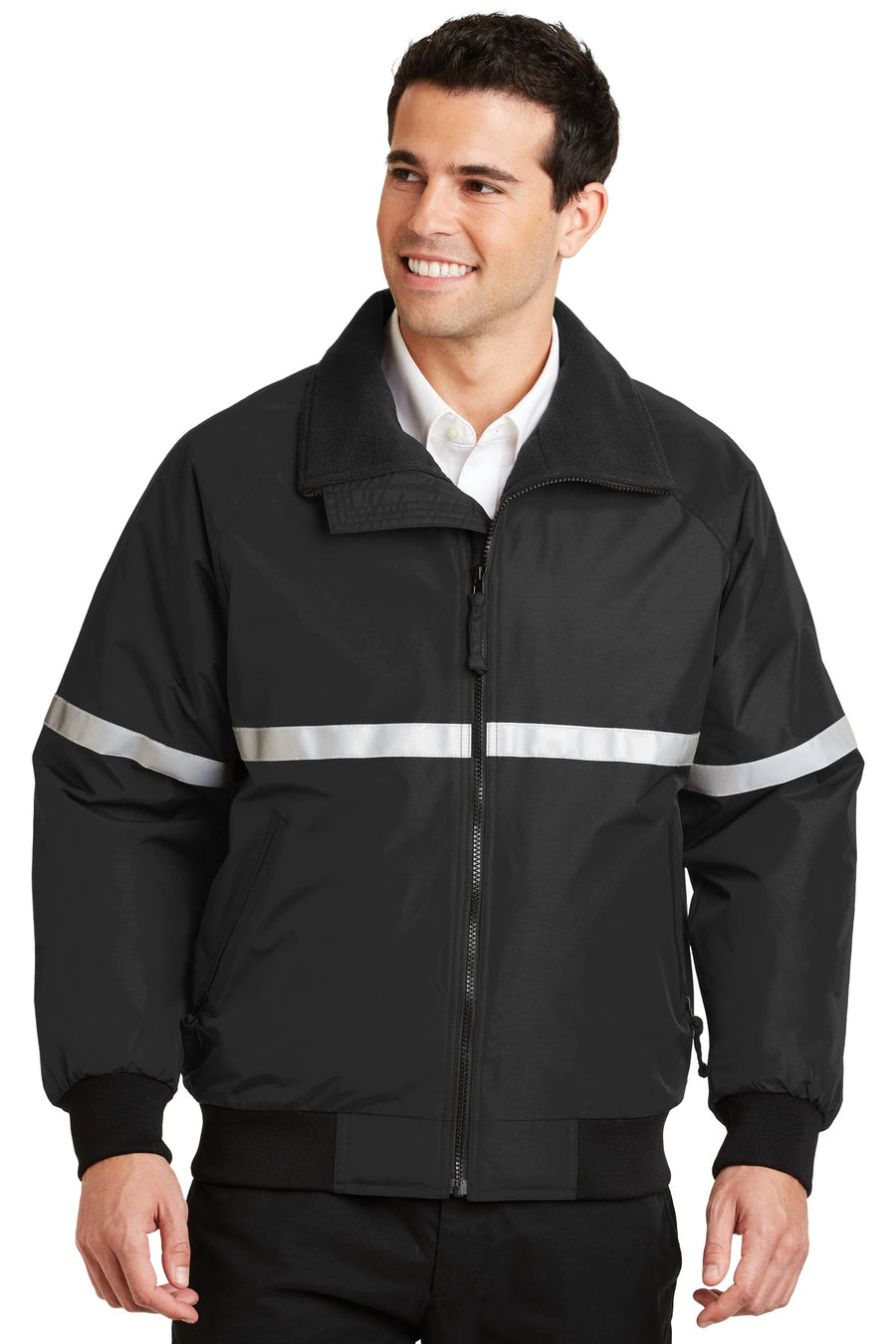 Port Authority Challenger Jacket with Reflective Taping.