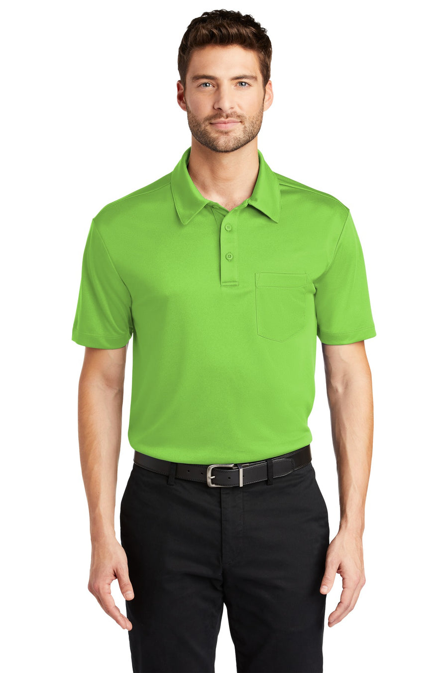 Port Authority Silk Touch Performance Pocket Polo.