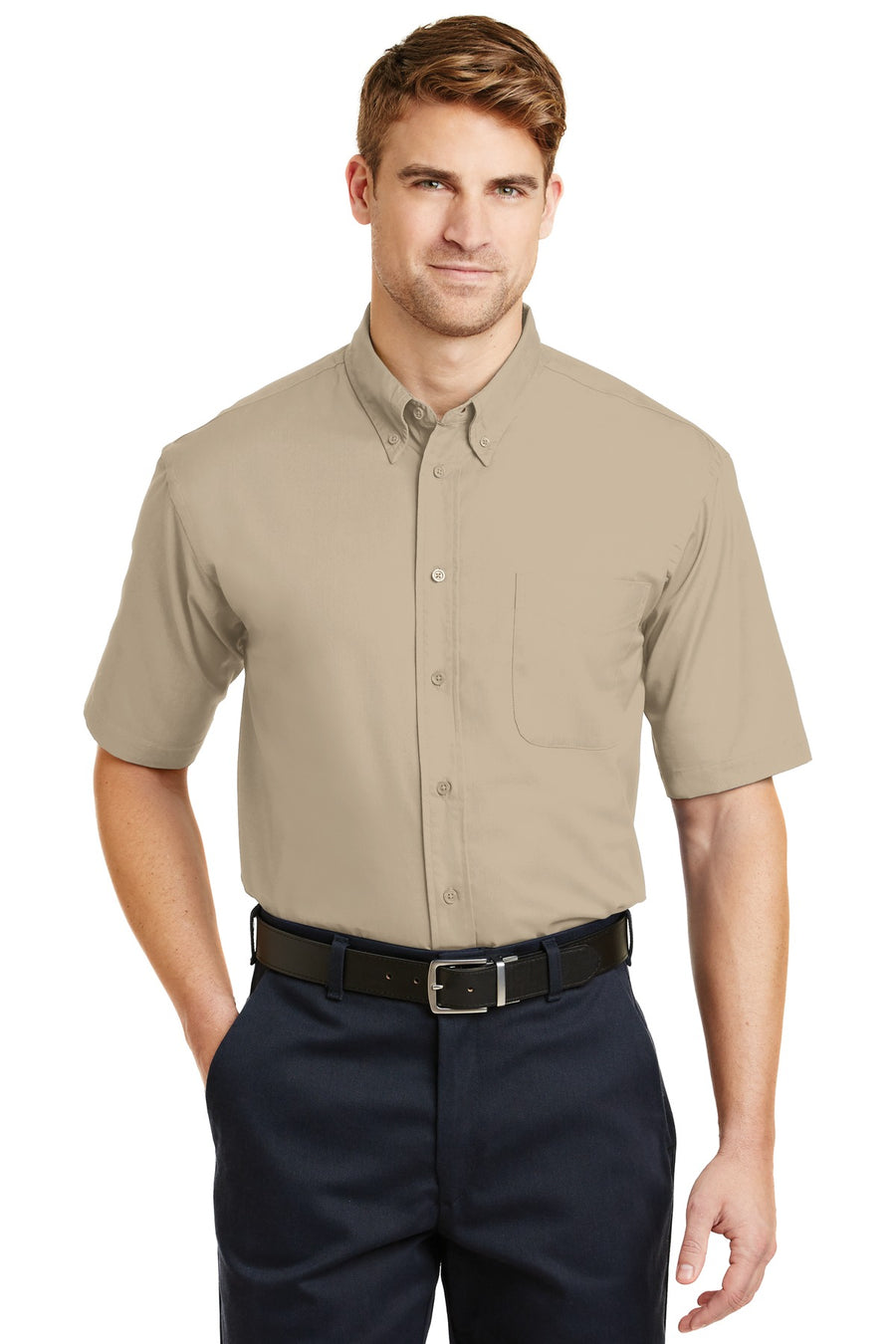 CornerStone - Short Sleeve SuperPro Twill Shirt.