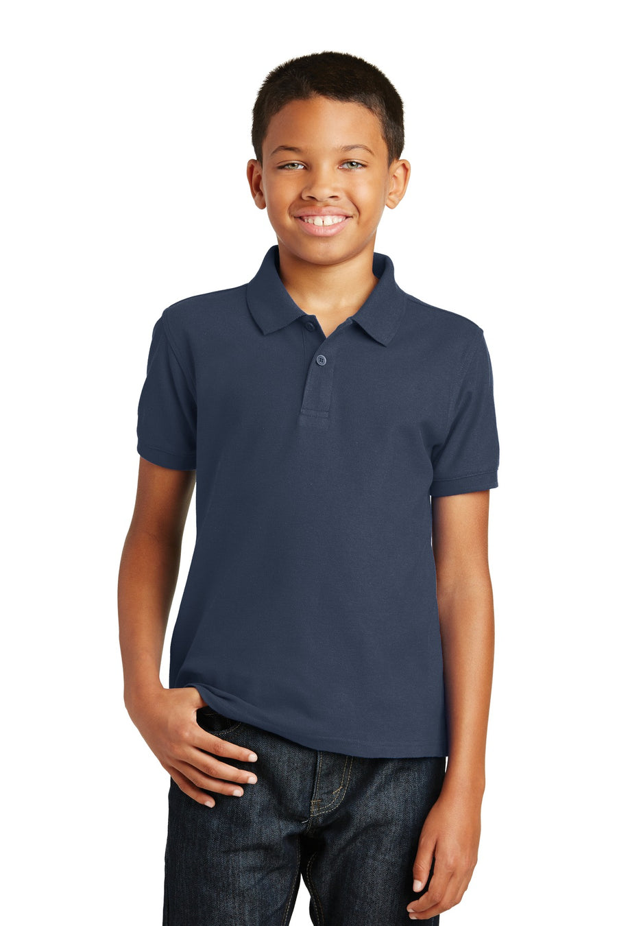 Port Authority Youth Core Classic Pique Polo.